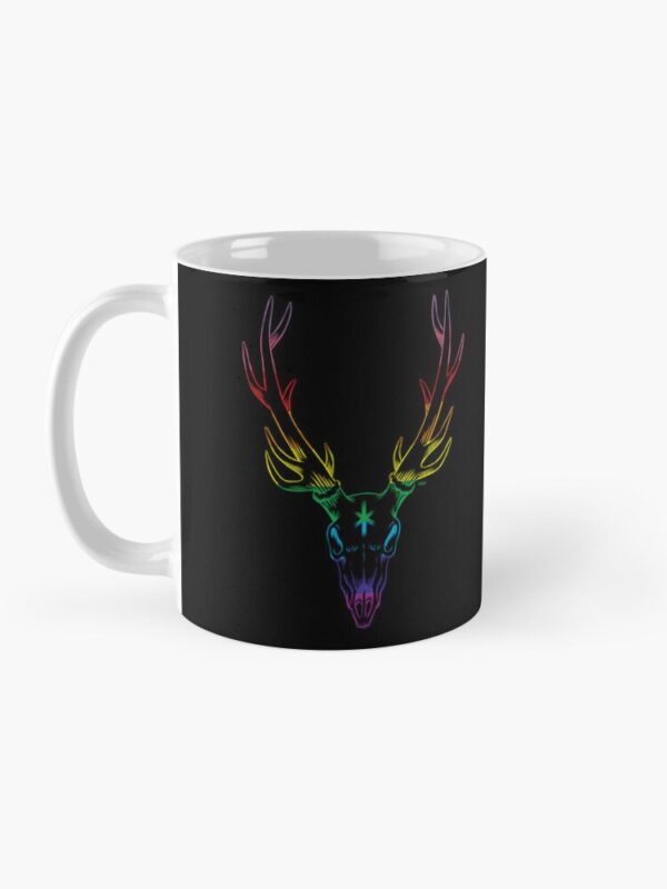 Saskatoon Fantastic Deer in Pride Colours Mug - Image 3
