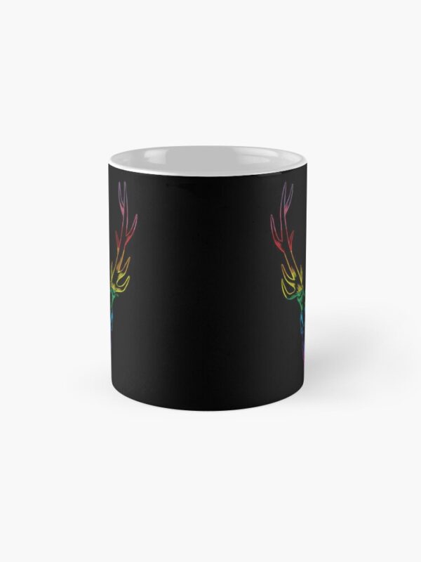 Saskatoon Fantastic Deer in Pride Colours Mug - Image 4