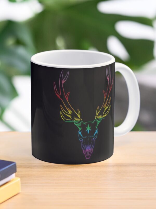 Saskatoon Fantastic Deer in Pride Colours Mug - Image 6