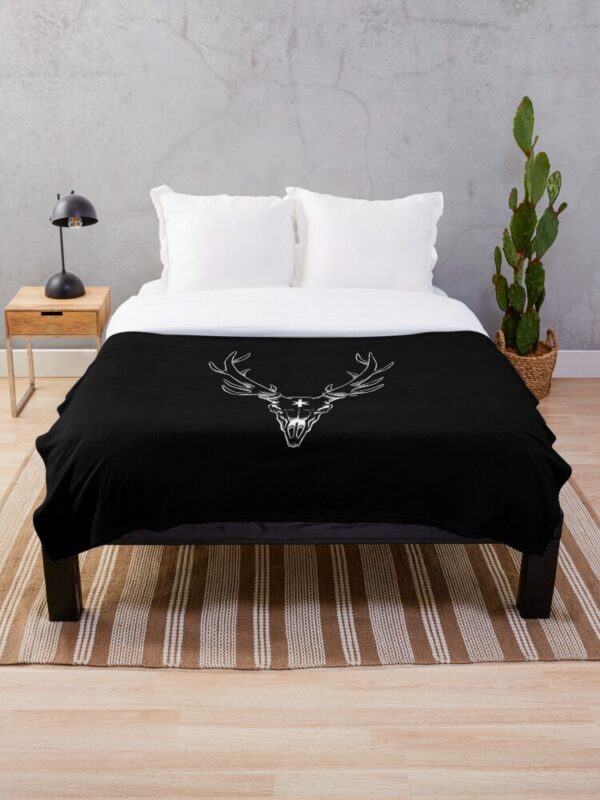 Saskatoon Fantastic Deer Throw Blanket - Image 2