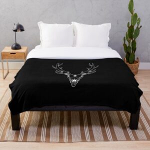 Saskatoon Fantastic Deer Throw Blanket