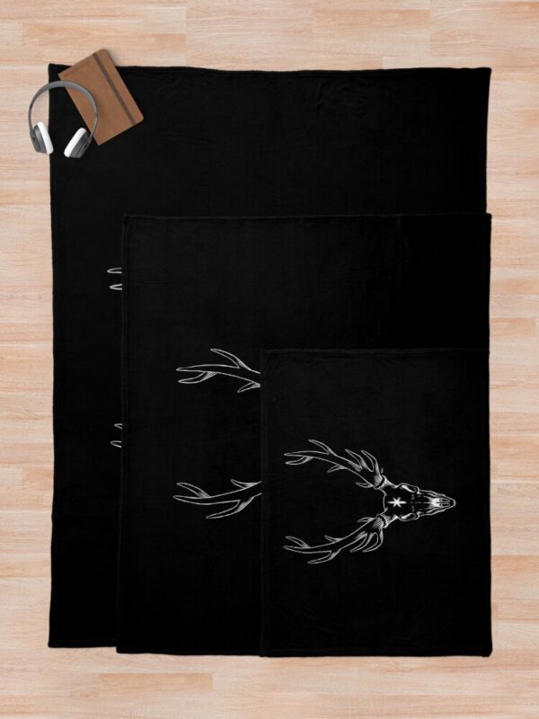 Saskatoon Fantastic Deer Throw Blanket - Image 5