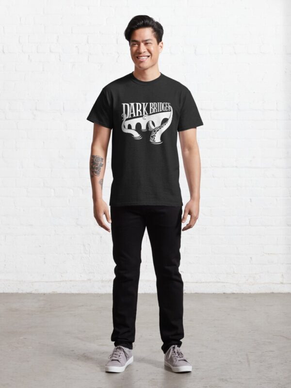 Dark Bridges Logo Classic T-Shirt - Image 4