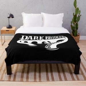 Dark Bridges Logo Throw Blanket
