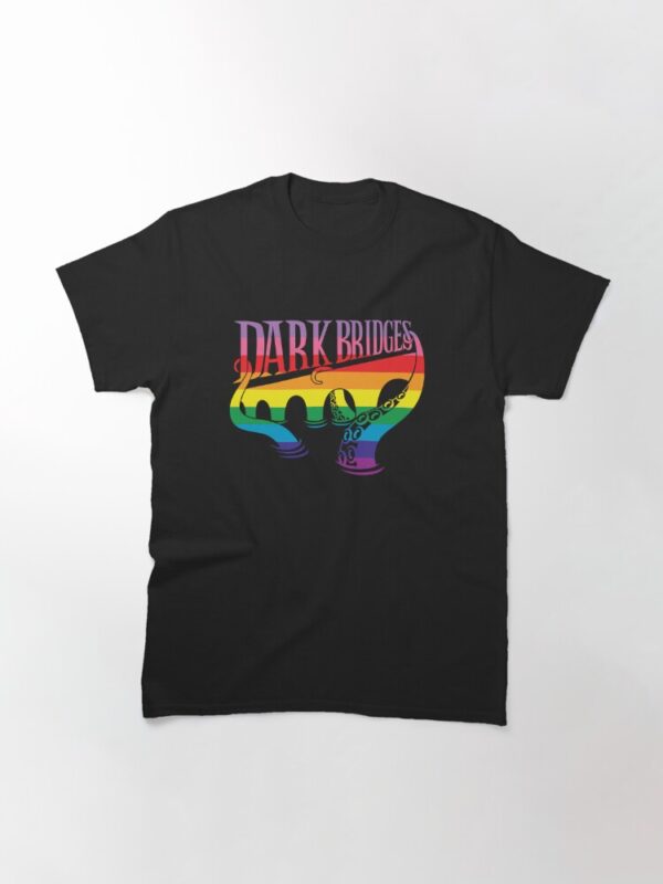 Dark Bridges Logo T-Shirt in Pride Colours - Image 3