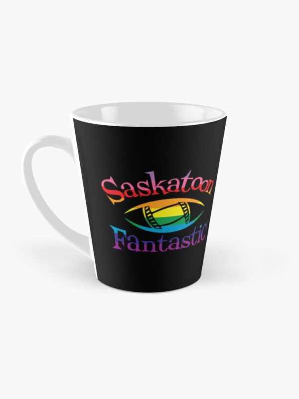 Dark Bridges Logo Tall Mug in Pride Colours - Image 3