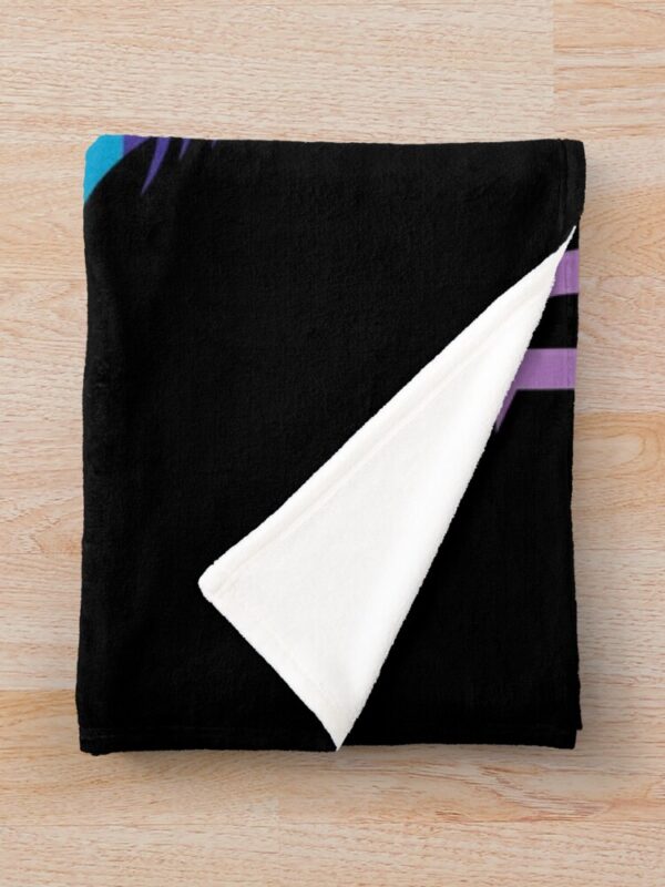 Dark Bridges Logo Throw Blanket in Pride Colours - Image 4