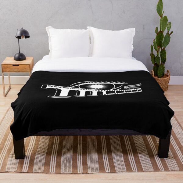 Saskatoon Fantastic Old School Logo Throw Blanket