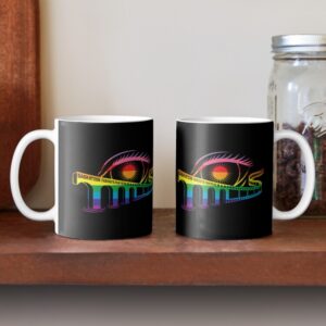 Saskatoon Fantastic Old School Logo Mug in Pride Colours - Image 3