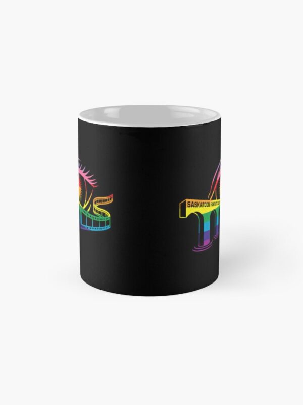 Saskatoon Fantastic Old School Logo Mug in Pride Colours - Image 6