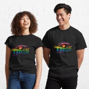 Saskatoon Fantastic Old School Logo T-Shirt in Pride Colours