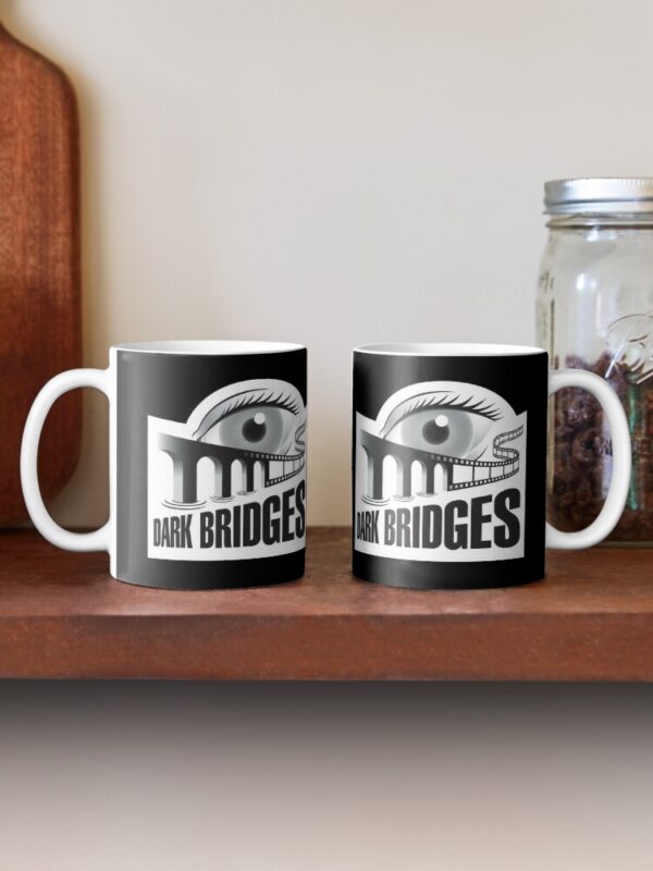 Dark Bridges Old School Logo Mug - Image 2