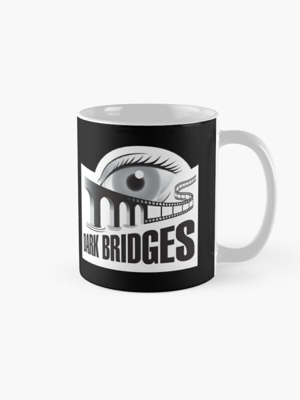 Dark Bridges Old School Logo Mug - Image 5