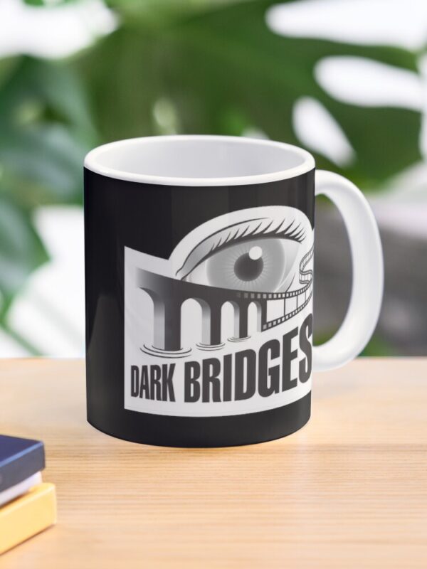 Dark Bridges Old School Logo Mug - Image 6
