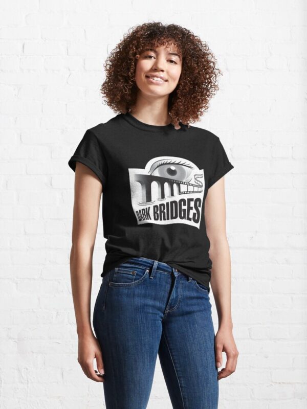 Dark Bridges Old School Logo Classic T-Shirt - Image 5