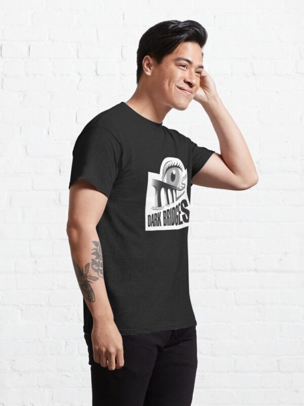 Dark Bridges Old School Logo Classic T-Shirt - Image 6
