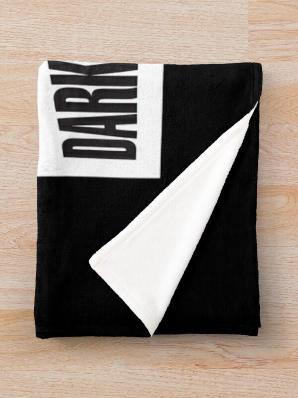 Dark Bridges Old School Logo Throw Blanket - Image 3