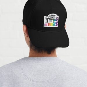 Dark Bridges Old School Logo Cap in Pride Colours - Image 5