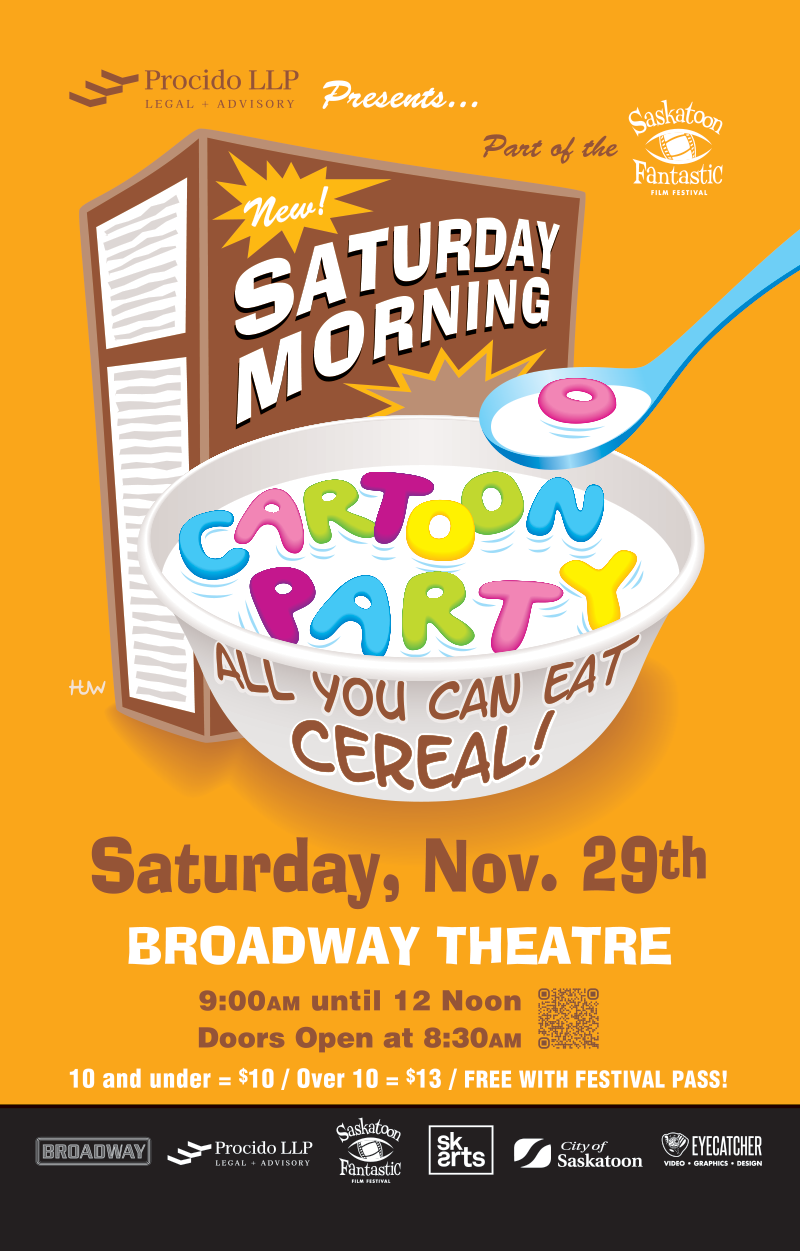 Saturday Morning All You Can Eat Cereal Cartoon Party (All Ages)